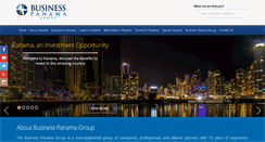 Desktop Screenshot of businesspanama.com